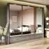 Buy Arti 23 - 3 Sliding Door Wardrobe Grey Matt 250cm, Colour: Grey Matt, Item Width: 250 from Furnituretta
