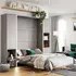 Buy CP-01 Vertical Wall Bed Concept 140cm with Storage Cabinets Grey Matt, Size: 140 x 200cm, Colour: Grey Matt, Item Width: 245 from Furnituretta
