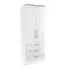 Buy Optima 68 - 2 Door Wardrobe White, Colour: White, Item Width: 80 from Furnituretta