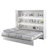 Buy BC-14 Horizontal Wall Bed Concept White Matt 160cm, Size: 160 x 200cm, Colour: White Matt from Furnituretta