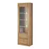 Buy Larona 05 Tall Display Cabinet Oak Riviera, Colour: Oak Riviera, Item Width: 65 from Furnituretta