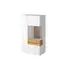 Buy Silke 44 Display Cabinet White Gloss & Wotan Oak [Right], Colour: White Gloss / Wotan Oak, Item Width: 80 from Furnituretta