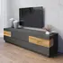 Buy Silke 40 TV Cabinet Matera & Wotan Oak, Colour: Matera / Wotan Oak, Item Width: 206 from Furnituretta