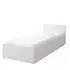 Buy Omega OM-46 Bed with Storage White Matt, Size: 90 x 200cm, Colour: White Matt from Furnituretta