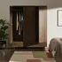 Buy Tipton Triple Wardrobe 3 Door 3 Drawer Walnut Effect, Colour: Walnut from Furnituretta