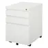 Buy Vinsetto 3 Drawer Filling Cabinet, Mobile Metal File Cabinet with Anti-tilt Design for Letter, A4, Legal Size, White, Colour: White from Furnituretta
