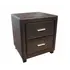Buy Dorset Brown 2 Drawer Bedside Cabinet, Colour: Brown, Item Width: 47 from Furnituretta