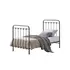Buy Havana Metal Bed Frame &ndash; Speckled Silver & Black Bed with Slatted Base, Colour: Speckled Black and Silver, Bed Size: Single (3ft), Item Width: 94 from Furnituretta
