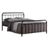 Buy Miami Metal Bed Frame &ndash; Classic Curved Metal Bed with Sprung Slats, Colour: Black, Bed Size: Small Double (4ft), Item Width: 124 from Furnituretta
