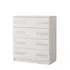 Buy Omega OM-02 Chest of Drawers 80cm, Colour: White Matt, Carcass: White Matt, Item Width: 80 from Furnituretta