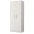 Buy Omega OM-06 Hinged Wardrobe 80cm, Colour: White Matt, Carcass: White Matt, Item Width: 80 from Furnituretta