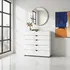 Buy Kinross Arctic White Wide 6 Drawer Chest, Colour: White from Furnituretta