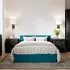 Buy Berlin Teal Bed, Colour: Teal, Bed Size: Double (4ft6) from Furnituretta
