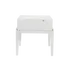 Buy Orchid 1 Drawer Bedside, Colour: White from Furnituretta