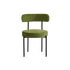 Buy Flora Dining Chair in Olive Velvet Upholstery (sold in 2), Colour: Olive Velvet from Furnituretta