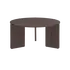 Buy Halo Coffee Table with Round Top and Three Rounded‑Corner Legs, Colour: Espresso from Furnituretta