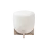 Buy Whisper Stool with Boucle Upholstery and White‑Washed Oak Base, Colour: Ivory from Furnituretta