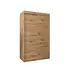 Buy Tokyo Sliding Door Wardrobe 120cm, Colour: Oak Artisan, Item Width: 120 from Furnituretta