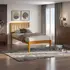 Buy Otto Single Wooden Bed – Antique Pine | Solid Wood Single Bed Frame, Colour: Antique Pine from Furnituretta