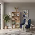 Buy Thorne Slim Low Short Bookcase – 4‑Compartment Storage in Oak or White, Colour: Artisan Oak, Item Width: 70 from Furnituretta