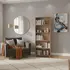 Buy Thorne Slim 176.5cm Tall Bookcase – 5‑Compartment Storage in Oak or White, Colour: Artisan Oak, Item Width: 70 from Furnituretta