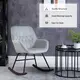 Homcom Rocking Chair Reading Accent Armchair with Steel Frame, 4 for sale Buy Homcom Rocking Chair Reading Accent Armchair with Steel Frame, 4 from Furnituretta