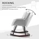 Homcom Rocking Chair Reading Accent Armchair with Steel Frame, 5 for sale Buy Homcom Rocking Chair Reading Accent Armchair with Steel Frame, 5 from Furnituretta
