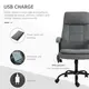 Vinsetto 2-Point Massage Office Chair Linen-Look Ergonomic, 4 for sale Buy Vinsetto 2-Point Massage Office Chair Linen-Look Ergonomic, 4 from Furnituretta