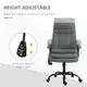 Vinsetto 2-Point Massage Office Chair Linen-Look Ergonomic, 6 for sale Buy Vinsetto 2-Point Massage Office Chair Linen-Look Ergonomic, 6 from Furnituretta