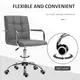 Vinsetto Mid Back PU Leather Home Office Desk Chair Swivel, 5 for sale Buy Vinsetto Mid Back PU Leather Home Office Desk Chair Swivel, 5 from Furnituretta