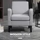 Homcom Modern Accent Chair, Occasional Chair with Rubber Wood Legs, 4 for sale Buy Homcom Modern Accent Chair, Occasional Chair with Rubber Wood Legs, 4 from Furnituretta