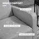 Homcom Modern Accent Chair, Occasional Chair with Rubber Wood Legs, 5 for sale Buy Homcom Modern Accent Chair, Occasional Chair with Rubber Wood Legs, 5 from Furnituretta