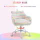 Vinsetto Unicorn Home Office Chair, Height Adjustable Fluffy Desk Chair with Armrests and Swivel Wheels, Colourful, 6 for sale Buy Vinsetto Unicorn Home Office Chair, Height Adjustable Fluffy Desk Chair with Armrests and Swivel Wheels, Colourful, 6 from Furnituretta