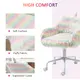Vinsetto Unicorn Home Office Chair, Height Adjustable Fluffy Desk Chair with Armrests and Swivel Wheels, Colourful, 5 for sale Buy Vinsetto Unicorn Home Office Chair, Height Adjustable Fluffy Desk Chair with Armrests and Swivel Wheels, Colourful, 5 from Furnituretta