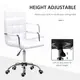 Vinsetto Office Chair, Makeup Vanity Chair, Mid Back Computer Chair, PU Leather, White, 4 for sale Buy Vinsetto Office Chair, Makeup Vanity Chair, Mid Back Computer Chair, PU Leather, White, 4 from Furnituretta