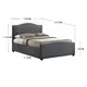 Brunswick Storage Bed: King Size Sand, Colour: Sand, Size: 5ft/King , Width: 160, 3 for sale Buy Brunswick Storage Bed: King Size Sand, Colour: Sand, Size: 5ft/King , Width: 160, 3 from Furnituretta