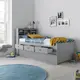 Veera Grey Guest Bed Single, Colour: Grey, Size: Single (3ft), Width: 101.5, 4 for sale Buy Veera Grey Guest Bed Single, Colour: Grey, Size: Single (3ft), Width: 101.5, 4 from Furnituretta