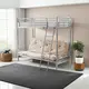 Alaska Futon Bunk Bed – Silver | Space-Saving & Versatile, 3 for sale Buy Alaska Futon Bunk Bed – Silver | Space-Saving & Versatile, 3 from Furnituretta