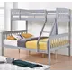 Ashbrook Solid Wood Triple Bunk Bed – Grey Finish with Single Over Double Design, Colour: Grey for sale Buy Ashbrook Solid Wood Triple Bunk Bed – Grey Finish with Single Over Double Design, Colour: Grey from Furnituretta