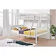 Ashbrook Solid Wood Triple Bunk Bed – White Finish with Single Over Double Design, Colour: White, 4 for sale Buy Ashbrook Solid Wood Triple Bunk Bed – White Finish with Single Over Double Design, Colour: White, 4 from Furnituretta