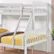 Ashbrook Solid Wood Triple Bunk Bed – White Finish with Single Over Double Design, Colour: White, 3 for sale Buy Ashbrook Solid Wood Triple Bunk Bed – White Finish with Single Over Double Design, Colour: White, 3 from Furnituretta