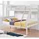 Ashbrook Solid Wood Triple Bunk Bed – White Finish with Single Over Double Design, Colour: White for sale Buy Ashbrook Solid Wood Triple Bunk Bed – White Finish with Single Over Double Design, Colour: White from Furnituretta