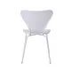 Sienna Plastic Chairs: Stylish & Stackable (White & Metal), Colour: White, 7 for sale Buy Sienna Plastic Chairs: Stylish & Stackable (White & Metal), Colour: White, 7 from Furnituretta
