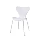 Sienna Plastic Chairs: Stylish & Stackable (White & Metal), Colour: White for sale Buy Sienna Plastic Chairs: Stylish & Stackable (White & Metal), Colour: White from Furnituretta