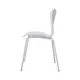 Sienna Plastic Chairs: Stylish & Stackable (White & Metal), Colour: White, 5 for sale Buy Sienna Plastic Chairs: Stylish & Stackable (White & Metal), Colour: White, 5 from Furnituretta