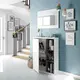 Filton White Gloss Shoe Cabinet Hallway Unit: Keep Your Entryway Organized in Style for sale Buy Filton White Gloss Shoe Cabinet Hallway Unit: Keep Your Entryway Organized in Style from Furnituretta