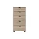 Modern Chest for Small Spaces: Kinross 5 Drawer, Colour: Oak, 3 for sale Buy Modern Chest for Small Spaces: Kinross 5 Drawer, Colour: Oak, 3 from Furnituretta