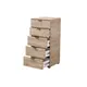Modern Chest for Small Spaces: Kinross 5 Drawer, Colour: Oak, 4 for sale Buy Modern Chest for Small Spaces: Kinross 5 Drawer, Colour: Oak, 4 from Furnituretta